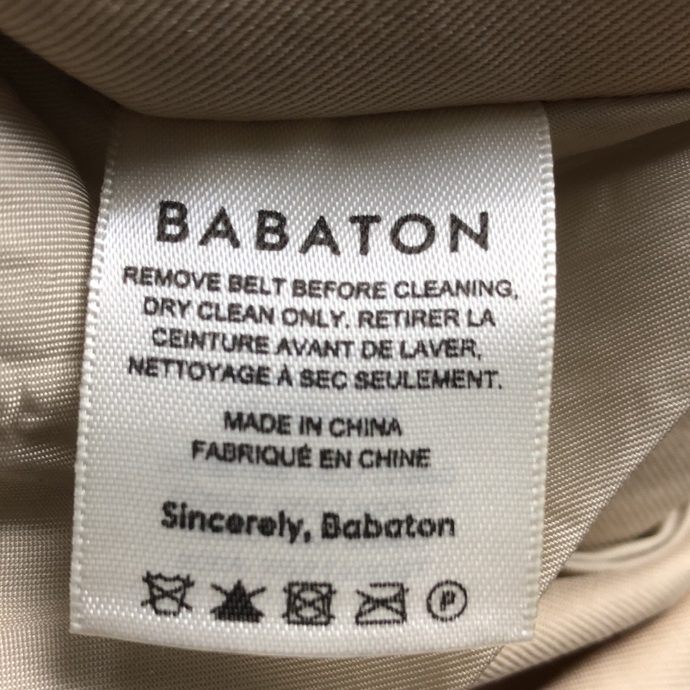 ARITZIA BABATON Maximo Trench Coat Jacket - Picture 12 of 16